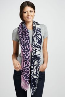 Diane Von Furstenberg Linescape Hanover Scarf  - Lyst