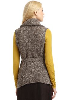 Elie Tahari Rhonda Sweaterchestnut - Lyst