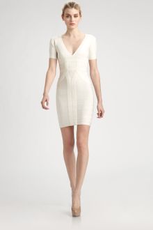 Hervé Léger Wynn Dress - Lyst