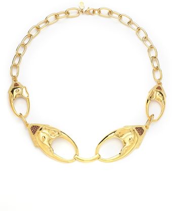 Kara Ross Karung Snakeskin Herdofelephants Necklace - Lyst