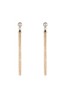 Karen Millen Karen Millen Jewel Tassel Earrings - Lyst