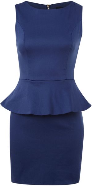 Madam Rage Peplum Shift Dress - Lyst