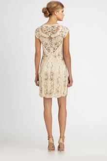 Sue Wong Embroidered Dress - Lyst