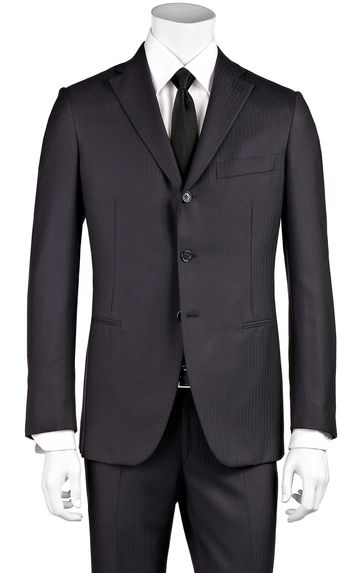 Burberry Suit Dark Blue - Lyst