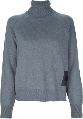 Dries Van Noten Funnel Neck Sweater - Lyst