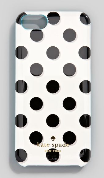 Kate Spade La Pavillion Polkadot Iphone 5 Case - Lyst