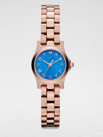 Marc By Marc Jacobs  Round Rose Gold  Finished Stainless Steel Bracelet Watch - Lyst