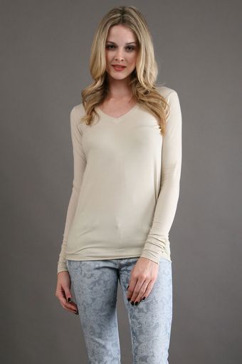 Re.set V-neck Tee  - Lyst