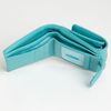 Tory Burch Amanda Double Flap French Wallet in Blue (end of color list turquoise) - Lyst