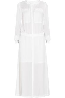 A.L.C. Washed Silk-georgette Midi Dress - Lyst