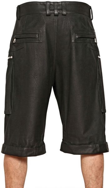balmain biker shorts