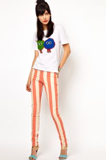 House Of Holland Stripe Skinny Jeans - Lyst