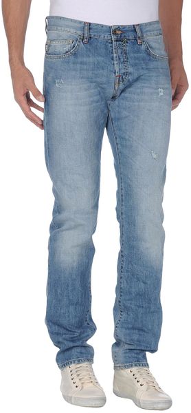 Patrizia Pepe Denim Pants - Lyst
