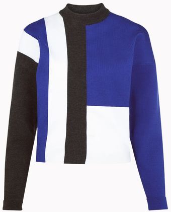 Stella McCartney Color Block Sweater - Lyst