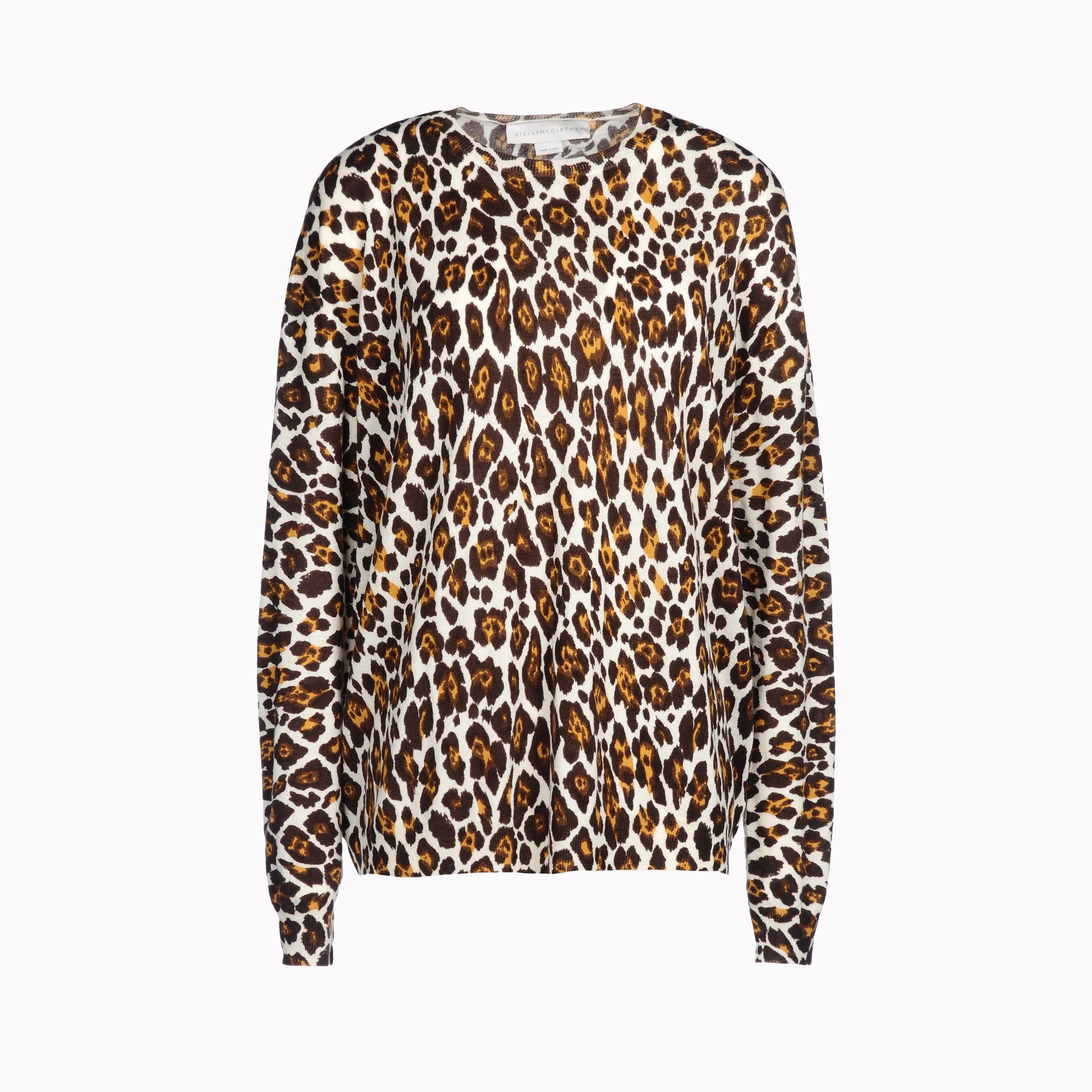 stella mccartney leopard jumper
