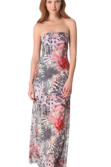 Alice + Olivia Missy Strapless Maxi Dress - Lyst