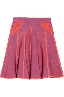 Hervé Léger Flared Bandage Skirt - Lyst