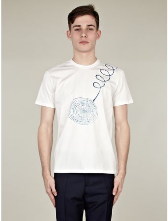 Jil Sander Printed T-Shirt - Lyst