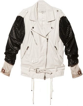 3.1 Phillip Lim Trifecta Studded Biker Jacket - Lyst