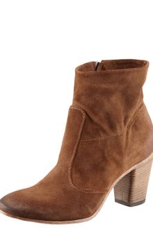 Alberto Fermani Suede Mid-heel Ankle Boot - Lyst