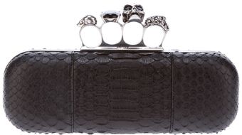 Alexander McQueen Knuckleduster Box Clutch - Lyst