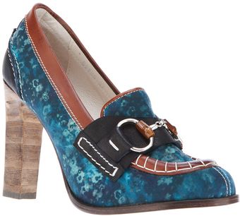 B Store Katy Chunky Heel Loafer - Lyst