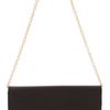 Diane Von Furstenberg Black Woven Raffia Carolina Lips Clutch in Black - Lyst