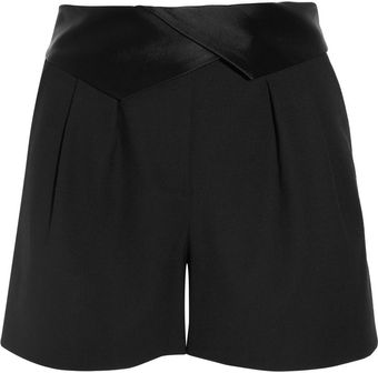 DKNY Stretch Wool Tuxedo Shorts - Lyst