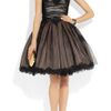 Dolce & Gabbana Strapless Lace and Tulle Dress in Black - Lyst