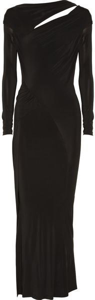 Donna Karan New York Asymmetric Stretch Jersey Gown - Lyst