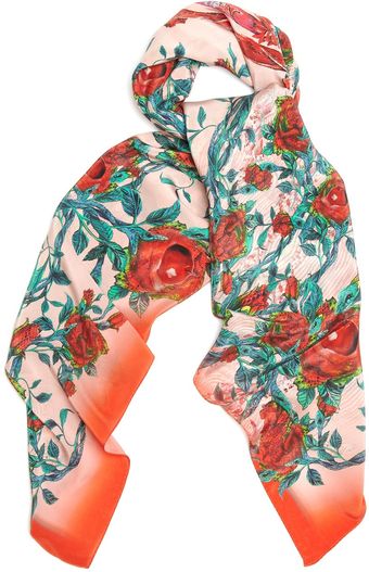 Hermione De Paula Eden Rose Silk Scarf - Lyst