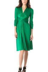 Issa Long Sleeve Wrap Dress