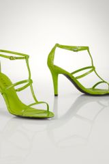 Lauren by Ralph Lauren Aida Snakeskin Sandal