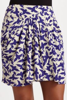 Leifsdottir Swirling Songbird Silk Skirt - Lyst