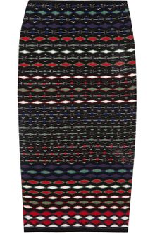M Missoni Textured Knit Cotton-blend Pencil Skirt - Lyst