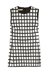 Michael Kors Ikat-Print Matte-Sateen Top