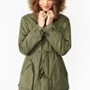 Nasty Gal Downtown Parka in Green (army) - Lyst