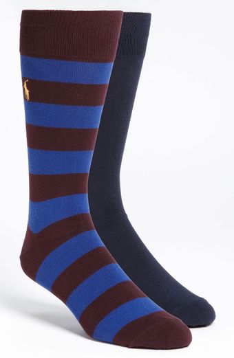 Polo Ralph Lauren Cotton Blend Socks 2pack - Lyst
