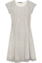 Theyskens' Theory Chuma Embellished Mesh Mini Dress