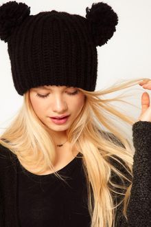 Asos Rib 2 Pom Beanie - Lyst