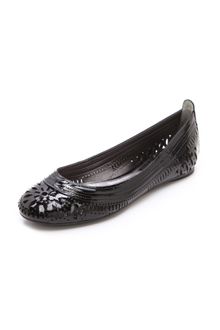 Belle By Sigerson Morrison Laser Cut Ballet Flats - Lyst
