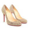 Christian Louboutin Fifi Swarovski Crystal Embellished Pumps in Gold (multi) - Lyst