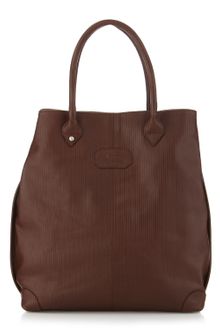 Gianfranco Ferré Large Lined Leather Tote Bag - Lyst