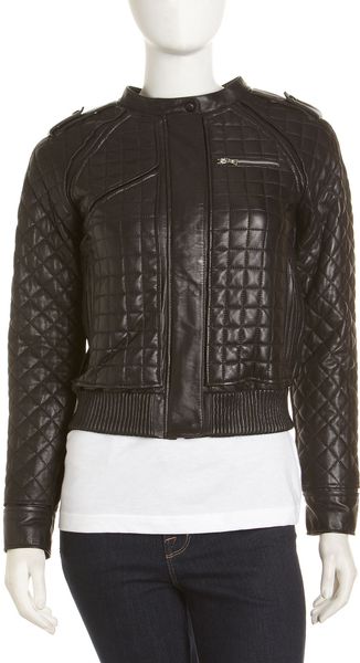 L.a.m.b. Quilted Leather Jacket - Lyst