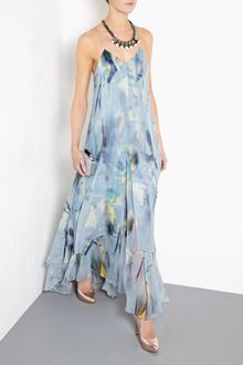 Theyskens' Theory Dressa Marble Print Maxi Dress - Lyst