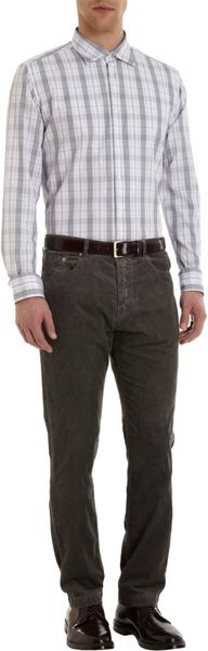 Massimo Alba Graph Check Shirt - Lyst