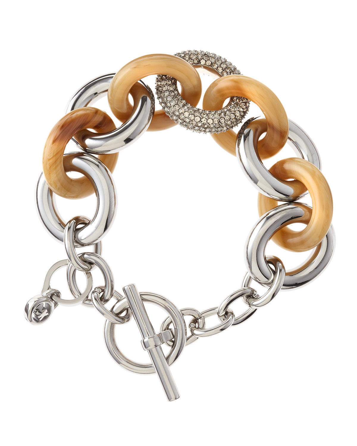 Michael Michael Kors Mixed Link Chain Bracelet in Silver (null) Lyst