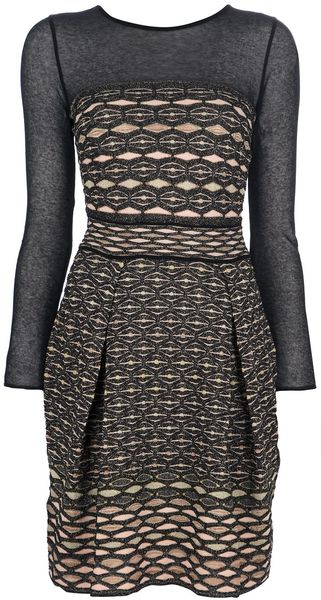 Missoni Cut Out Back Dress - Lyst