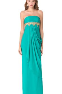 Notte By Marchesa Beaded Strapless Gown - Lyst