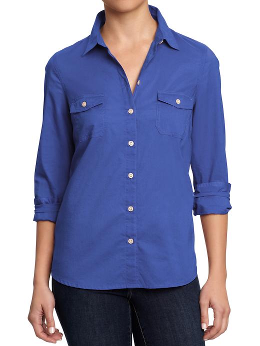 Old Navy Camp Shirts in Blue (blue ) Lyst